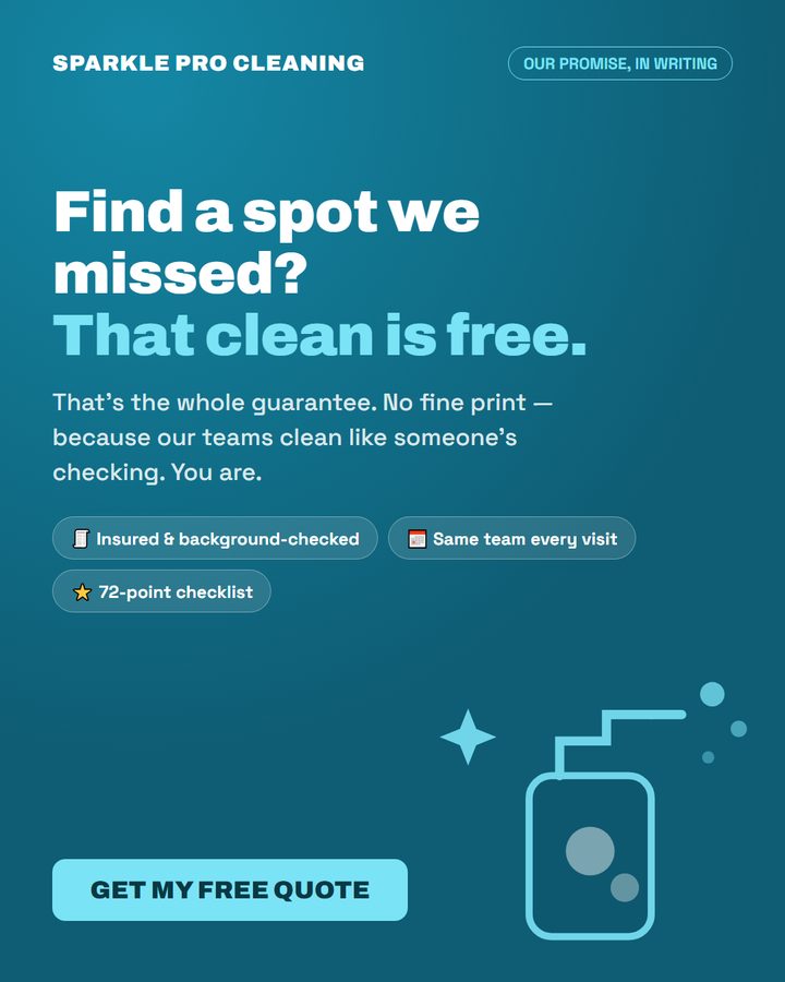 Cleaning service ad creative